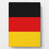 Plaque Photo Drapeau allemand (Devant)