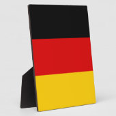 Plaque Photo Drapeau allemand (Côté)