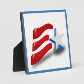 PLAQUE PHOTO DRAPEAU AMÉRICAIN (Recto)