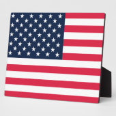 Plaque Photo Drapeau américain 50 étoiles : vieilles étoiles de (Côté)