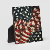 Plaque Photo Drapeau américain - Camouflage pour Shirley Taylor (Recto)