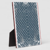 Plaque Photo drapeau américain vertical (Côté)