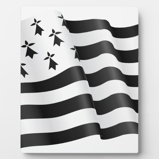 Plaque Photo Drapeau breton (Devant)