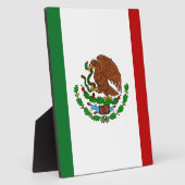 Plaque Photo Drapeau de Cinco de Mayo au Mexique (Côté)