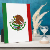 Plaque Photo Drapeau de Cinco de Mayo au Mexique (Côté)