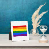 Plaque Photo Drapeau de la fierté gay (Insitu)