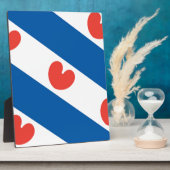 Plaque Photo Drapeau de la Frise (Côté)