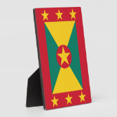 Plaque Photo Drapeau de la Grenade (Côté)