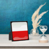 Plaque Photo Drapeau de la Pologne (Insitu)