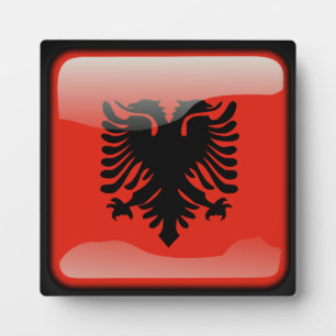 Plaque Photo Drapeau de l'Albanie