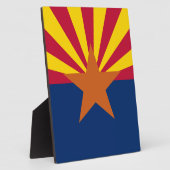 Plaque Photo Drapeau de l'Arizona, Américain L'État du cuivre (Côté)