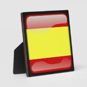 Plaque Photo Drapeau de l'Espagne (Recto)