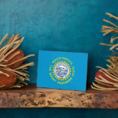 Plaque Photo Drapeau de l'État du Dakota du Sud (Côté)