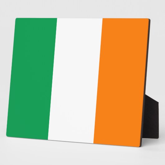 Plaque Photo Drapeau de l'Irlande (Côté)