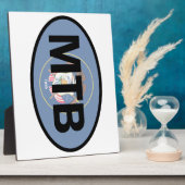 Plaque Photo Drapeau de l'Utah VTT (Côté)