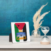 Plaque Photo Drapeau de Palestine (Insitu)