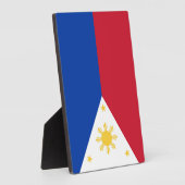 Plaque Photo drapeau des Philippines (Côté)