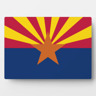 Plaque Photo Drapeau d'État de l'Arizona