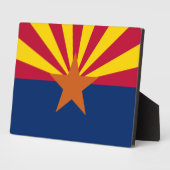 Plaque Photo Drapeau d'État de l'Arizona (Côté)