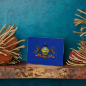 Plaque Photo Drapeau d'État de Pennsylvanie (Côté)