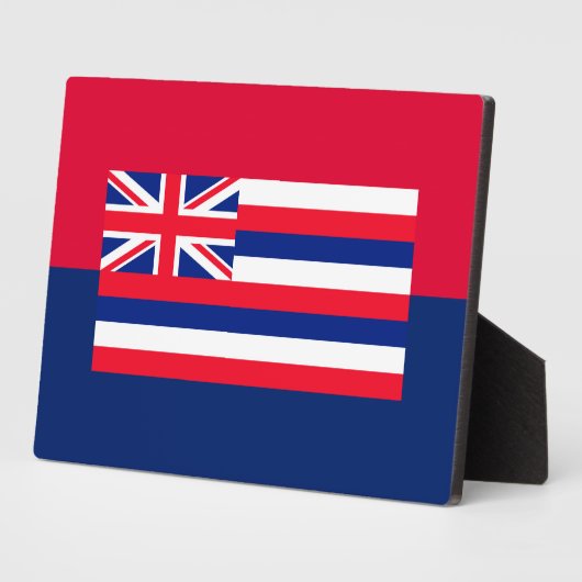 Plaque Photo Drapeau d'État d'Hawaii (Côté)