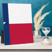Plaque Photo Drapeau d'État du Texas (Côté)
