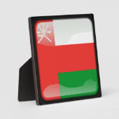 Plaque Photo Drapeau d'Oman (Recto)