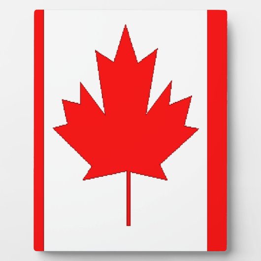Plaque Photo Drapeau du Canada (Devant)