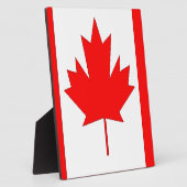 Plaque Photo Drapeau du Canada (Côté)