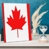 Plaque Photo Drapeau du Canada (Côté)