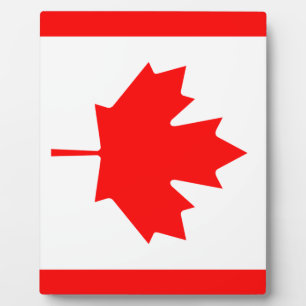Plaque Photo Drapeau du Canada