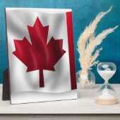 Plaque Photo Drapeau du Canada (Côté)