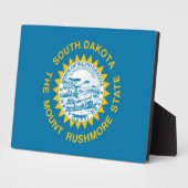Plaque Photo Drapeau du Dakota du Sud (Côté)