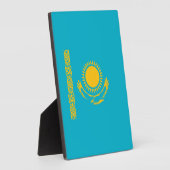 Plaque Photo Drapeau du Kazakhstan (Côté)