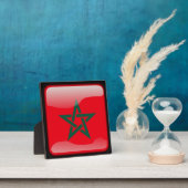 Plaque Photo Drapeau du Maroc (Insitu)