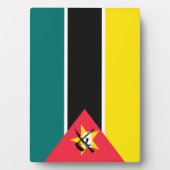 Plaque Photo Drapeau du Mozambique (Devant)