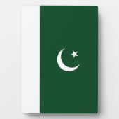 Plaque Photo Drapeau du Pakistan (Devant)