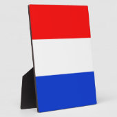 Plaque Photo Drapeau du Pays-Bas (Côté)