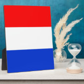 Plaque Photo Drapeau du Pays-Bas (Côté)