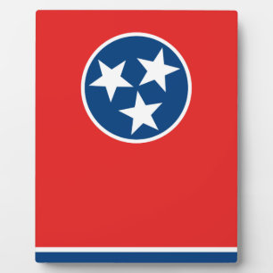 Plaque Photo Drapeau du Tennessee
