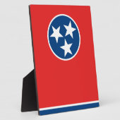 Plaque Photo Drapeau du Tennessee (Côté)