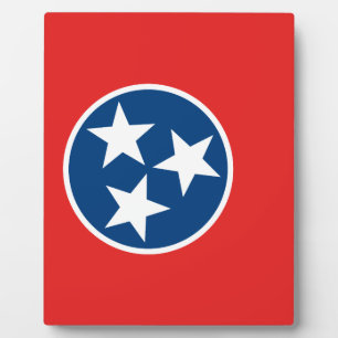 Plaque Photo Drapeau du Tennessee