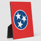 Plaque Photo Drapeau du Tennessee (Côté)