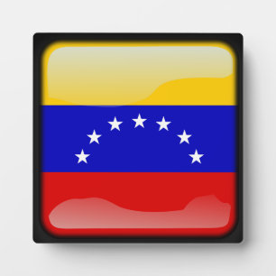Plaque Photo Drapeau du Venezuela