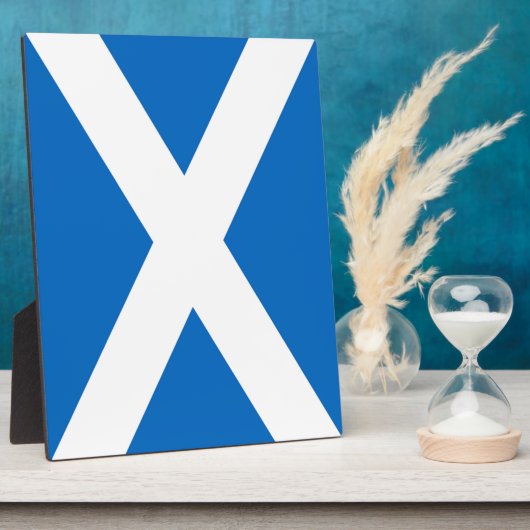 Plaque Photo Drapeau écossais (Côté)