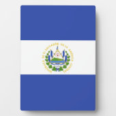 Plaque Photo Drapeau El Salvador (Devant)