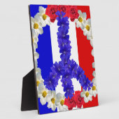 Plaque Photo drapeau français (Côté)