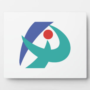 Plaque Photo Drapeau Iga, Mie, Japon