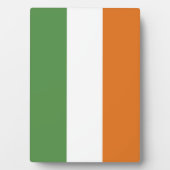 Plaque Photo Drapeau irlandais (Devant)