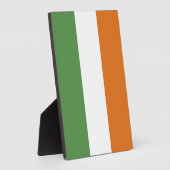 Plaque Photo Drapeau irlandais (Côté)